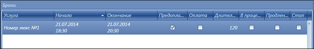 список броней, предоплата
